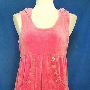 Juicy Couture Sleeveless Hoodie Dress Size S